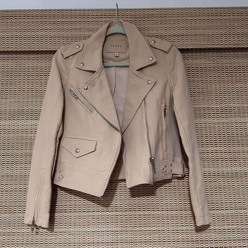 Blank NYC - Tan Moto Jacket - XS